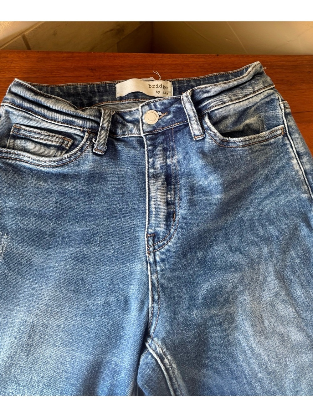 Bridge by G by High-Rise Blue Flare Women’s Jeans